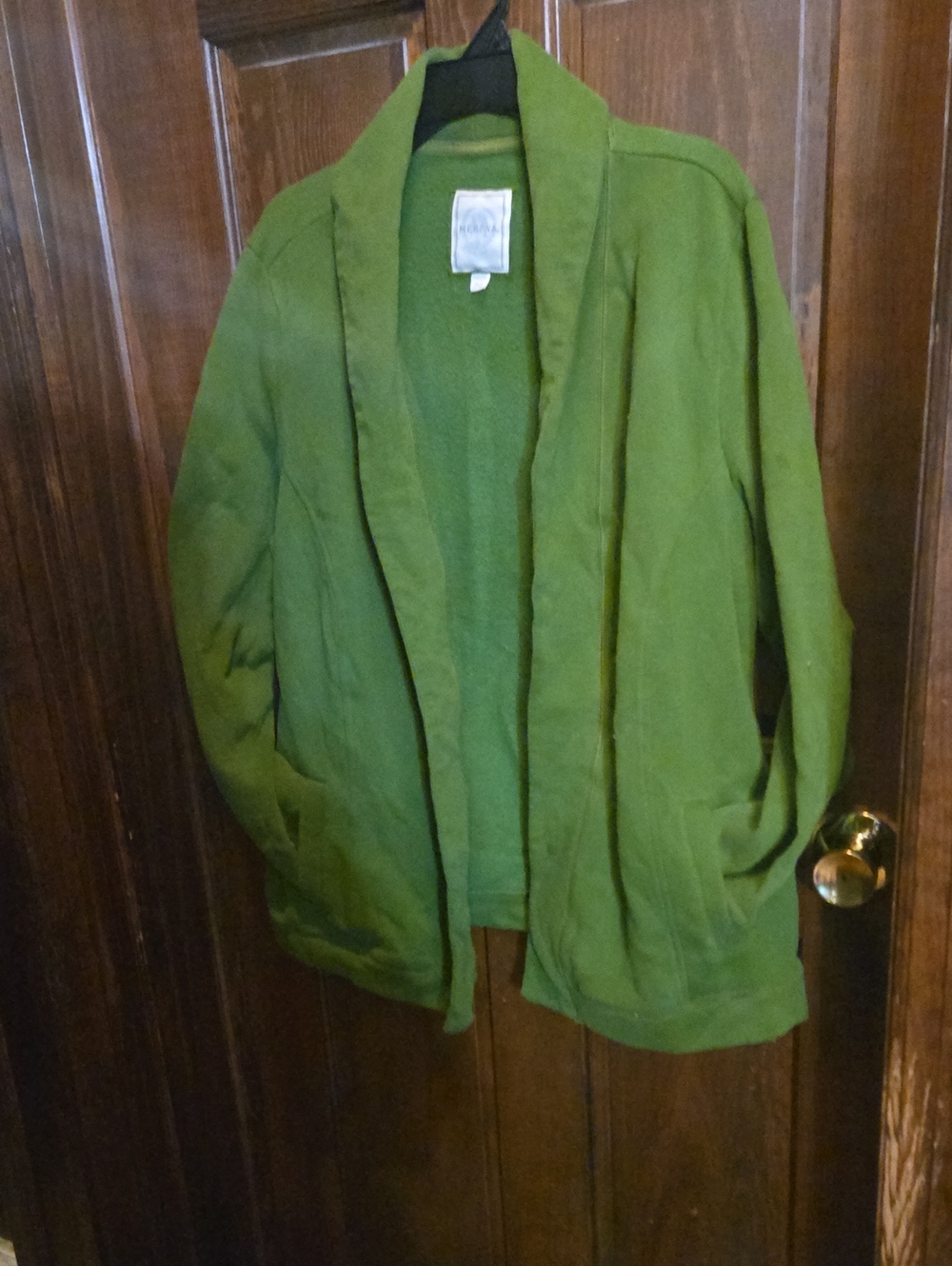 Merona Green Open-Front Women's Jacket